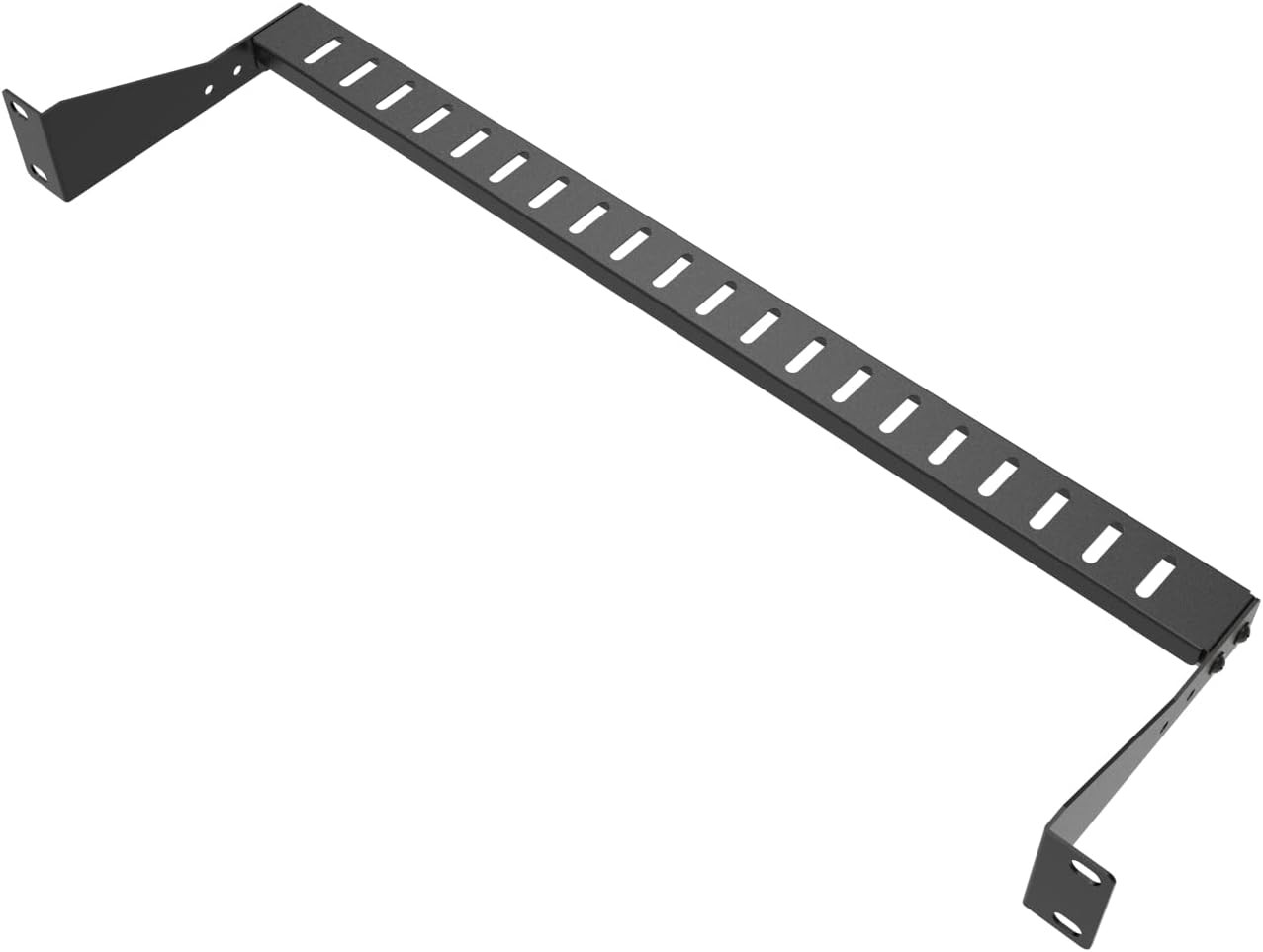 JINGCHENGMEI 1U Horizontal 19-Inch Rack Mount Cable Management Bar, Depth Adj...