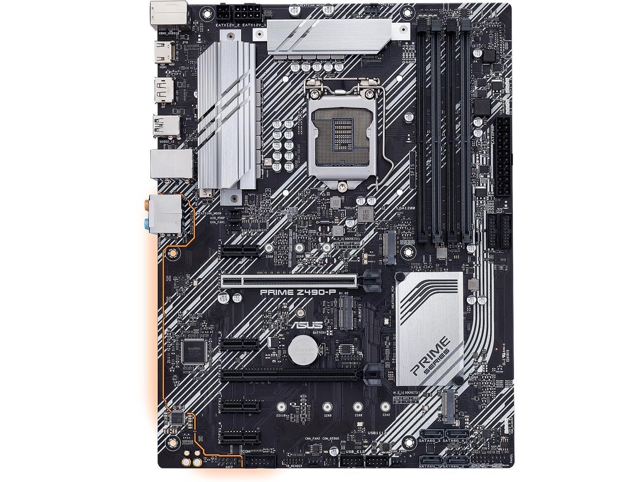 Asus PRIME Z490-P motherboard Intel Z490 LGA 1200 ddr4 ATX Dual M.2 Usb 3.2 Hdmi