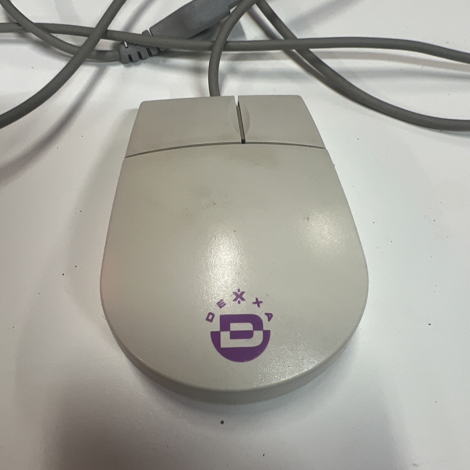 VINTAGE DEXXA BY LOGITECH MECHANICAL 2 BUTTON 9 PIN SERIAL MOUSE ONLY