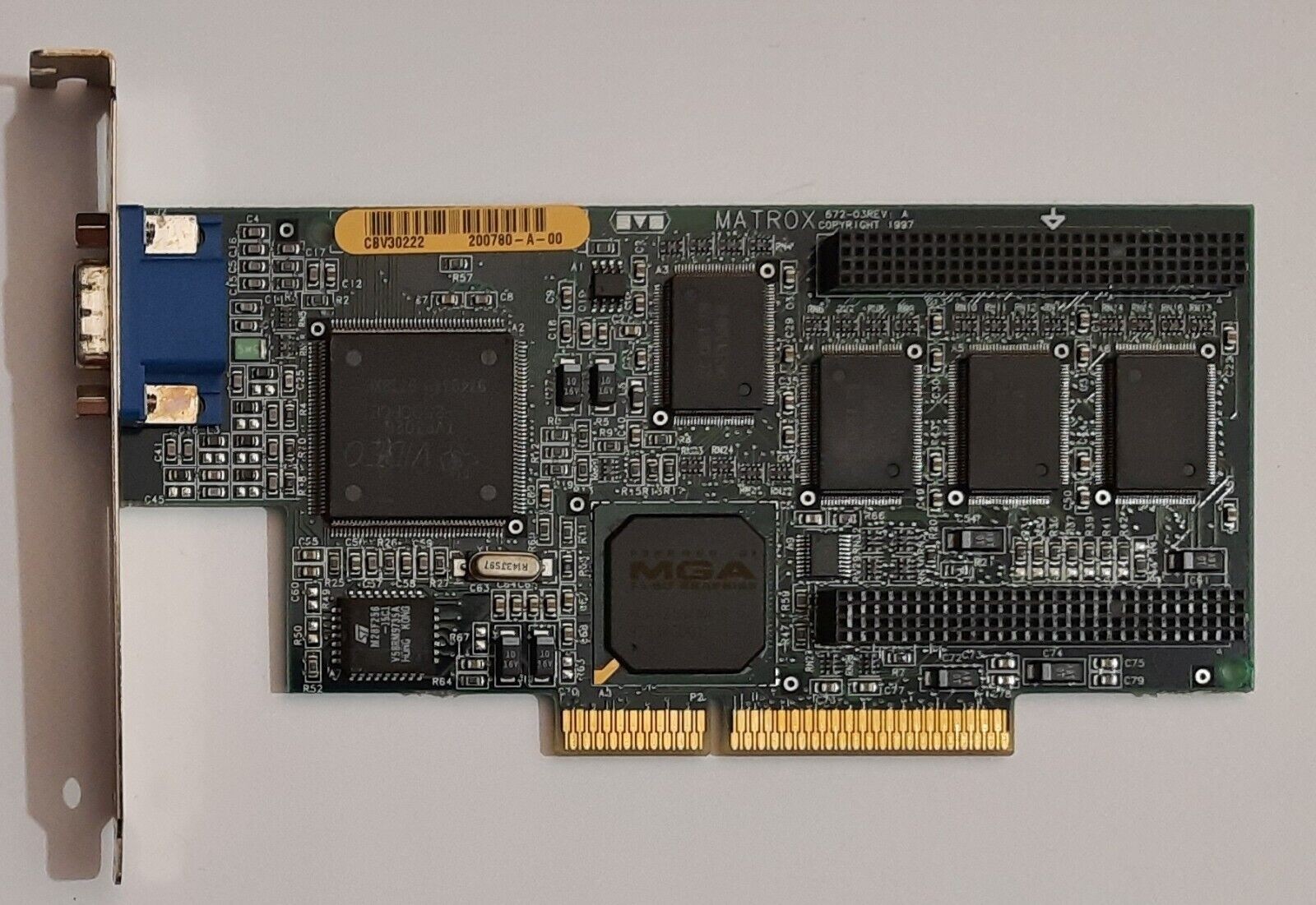 Matrox Millennium II AGP Graphics Card (MIL2A/4/OEM, 2164W, 4MB, Retro, 1997)