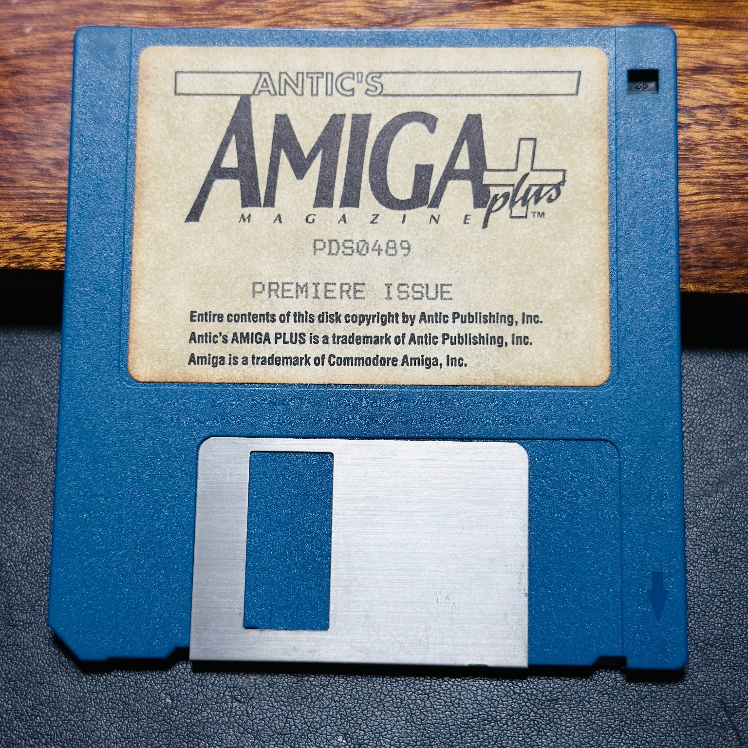 Antic's Amiga Plus Premiere Issue 3.5 Inch Floppy Disk