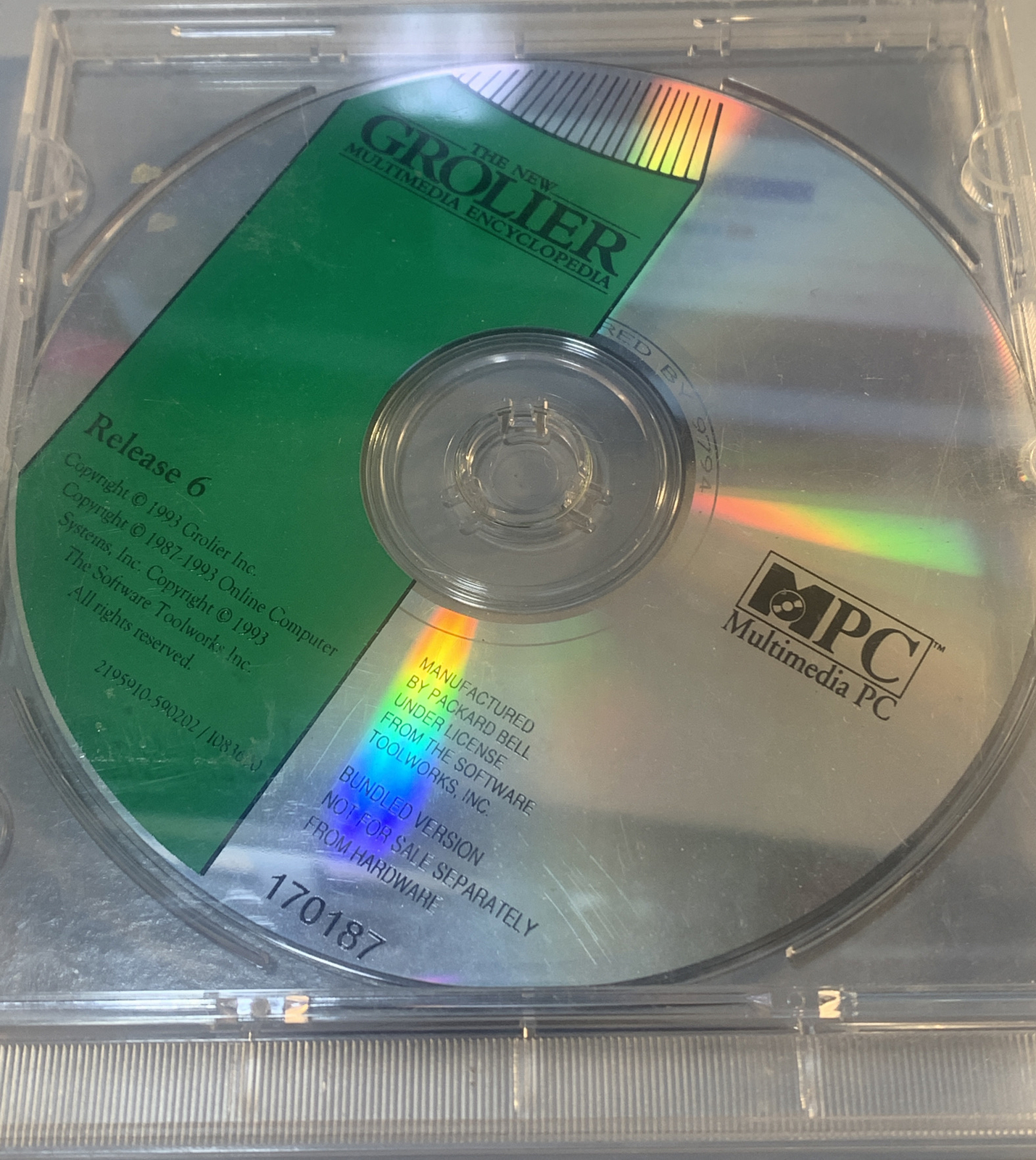 The New Grolier Multimedia Encylopedia Release 6 CDROM for PC