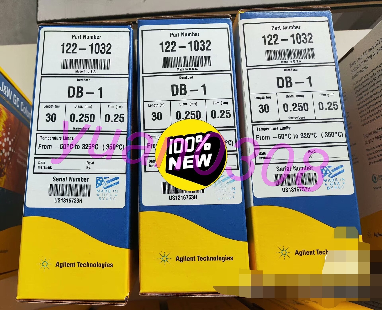 1PSC NEW agilent 122-1032 Gas chromatography column Via DHL or FedEX
