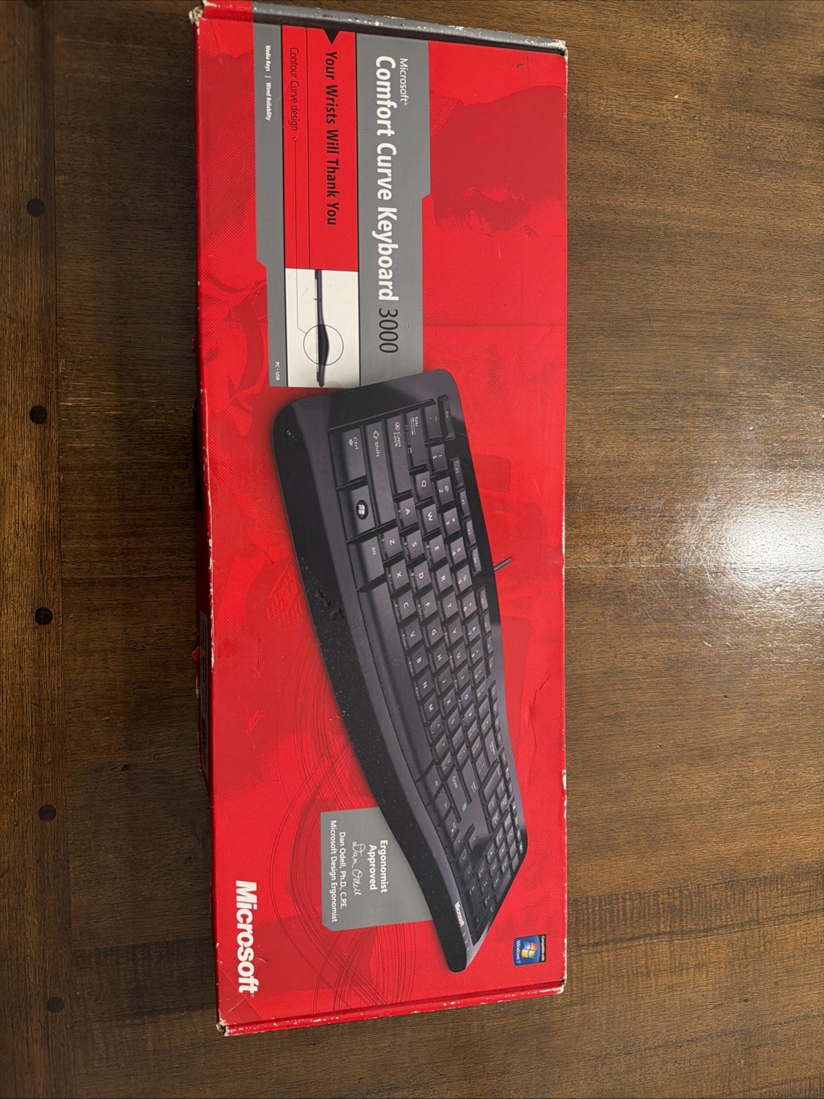 Microsoft Comfort curve keyboard 3000 RARE  Sealed 