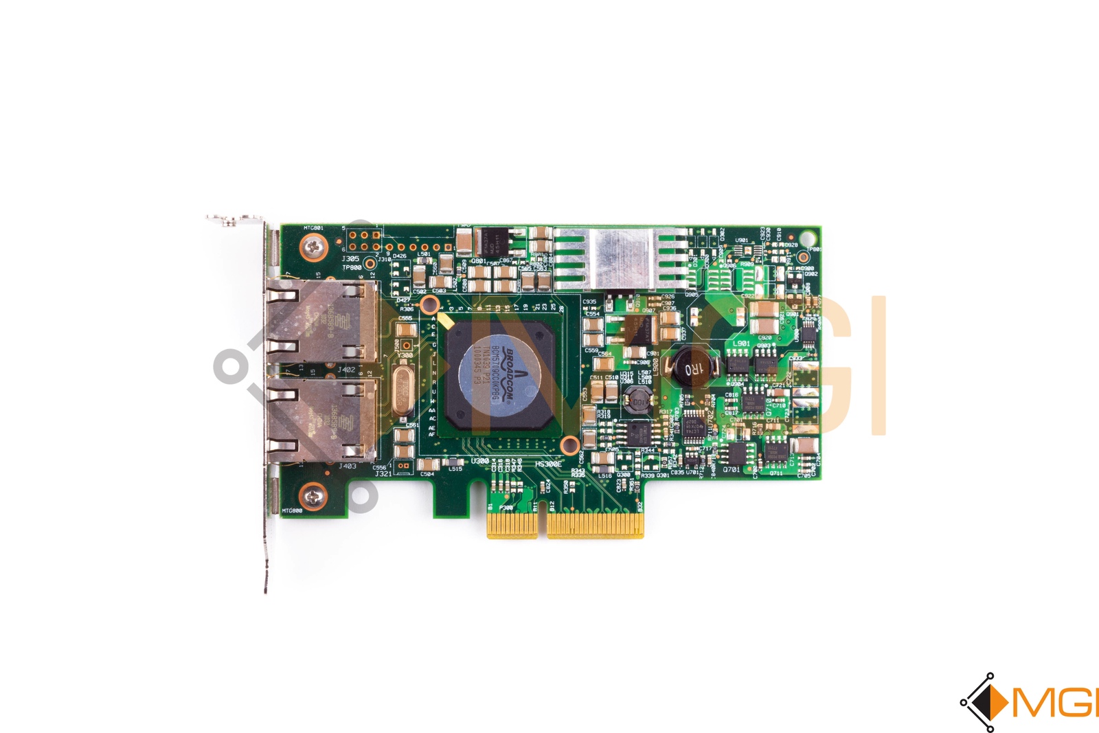 IBM NETXTREME II 1000 EXPRESS DUAL PORT ETHERNET ADAPTER LOW PROFILE // 49Y7947