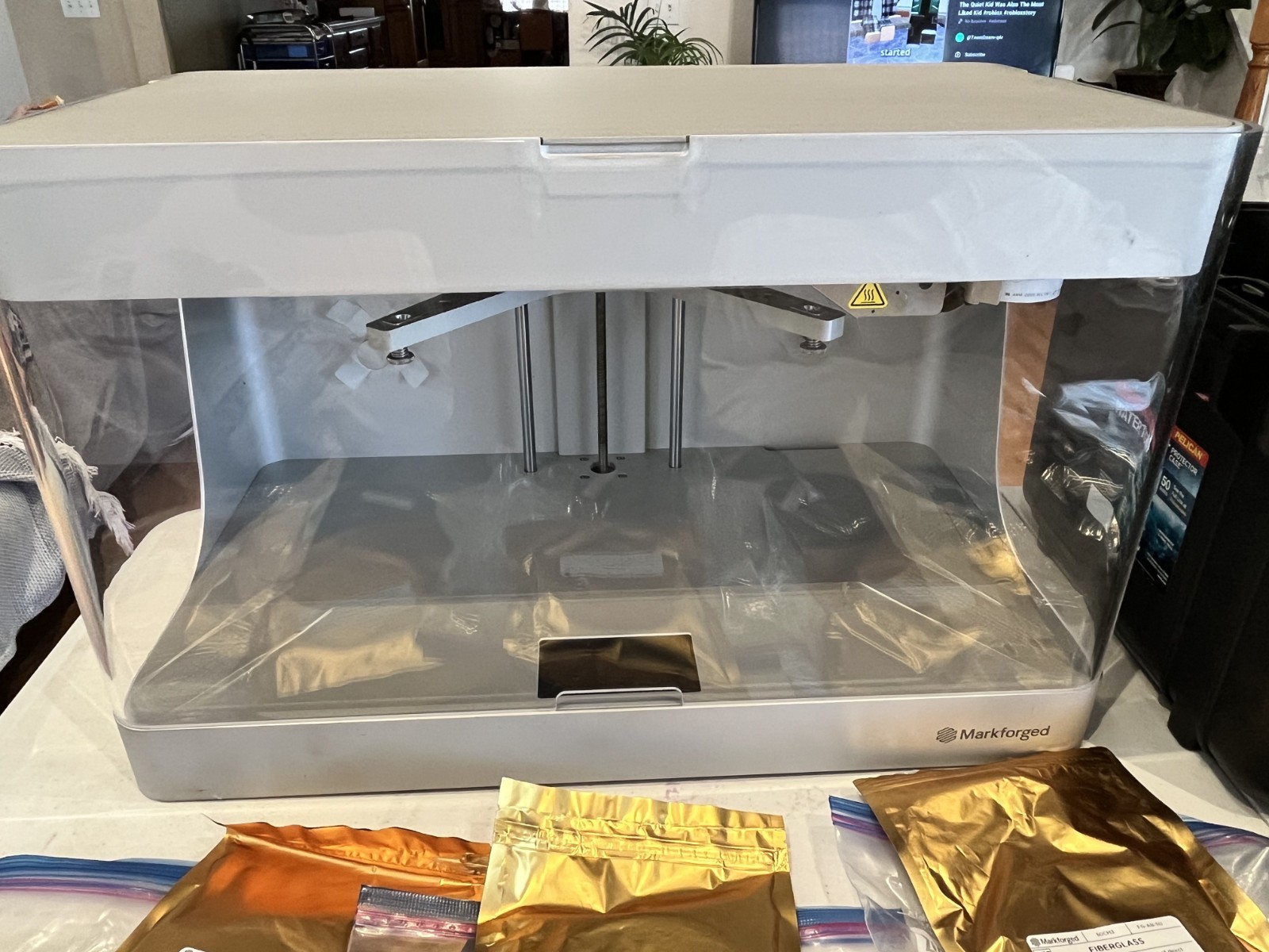 Markforged Mark Two (Gen 1) Carbon Fiber 3D Printer + Materials & Dry Box