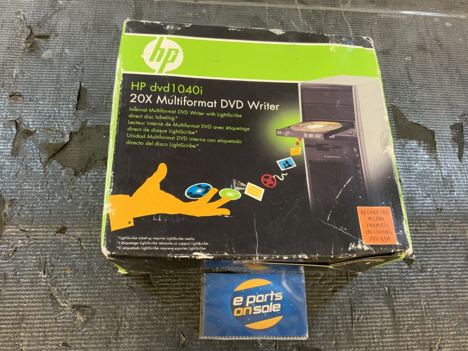 HP dvd 1040i Internal 20X Multiformat DVD Writer RB T4B