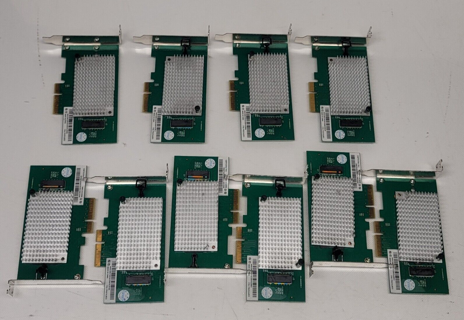 LOT-10 Lenovo 01AJ833 PCI-E x4 to M.2 SSD Riser Card Low Profile *READ *QTY