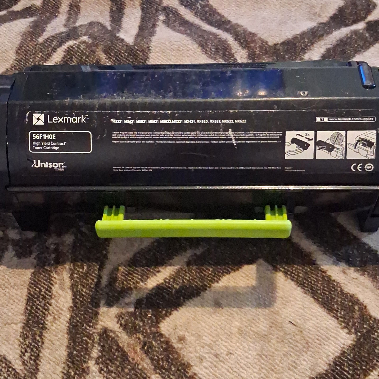 Lexmark Unison 56F1H0E High Yield Black Laser Toner Cartridge For MS321 MS421