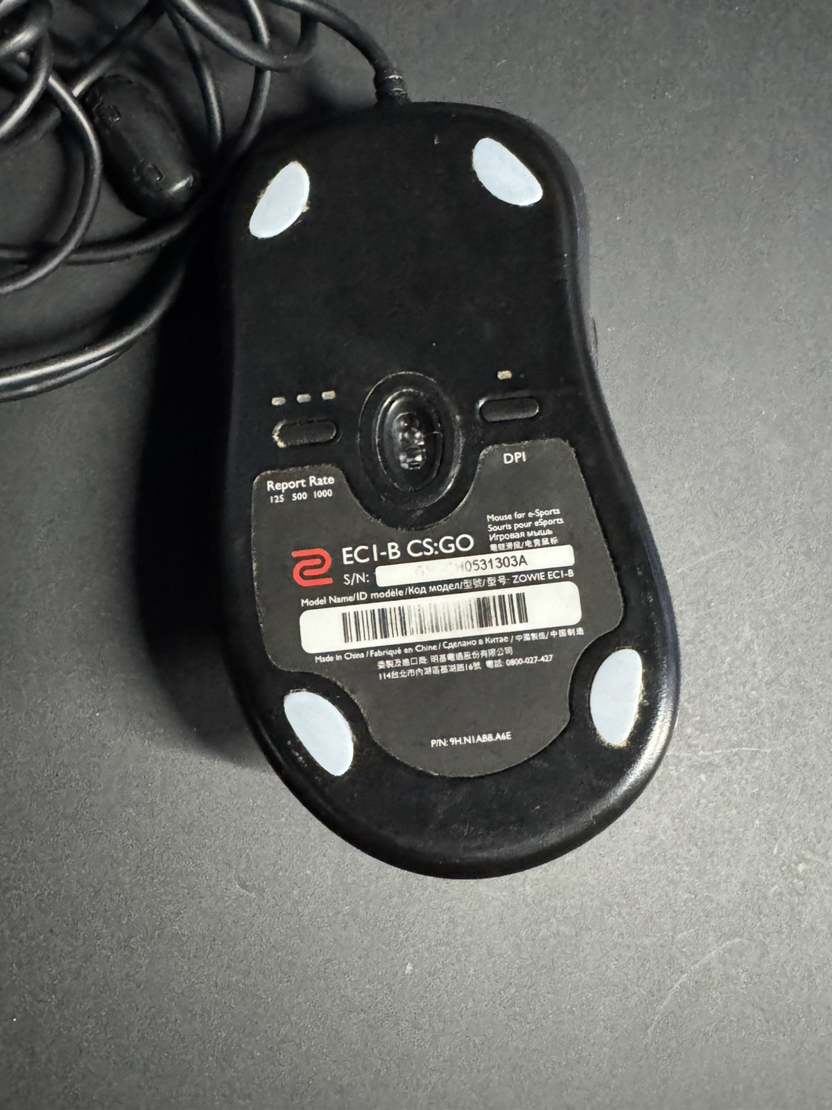 BenQ ZOWIE EC1-B CS:GO VERSION Gaming Mouse Used Esports Counter Strike - Right