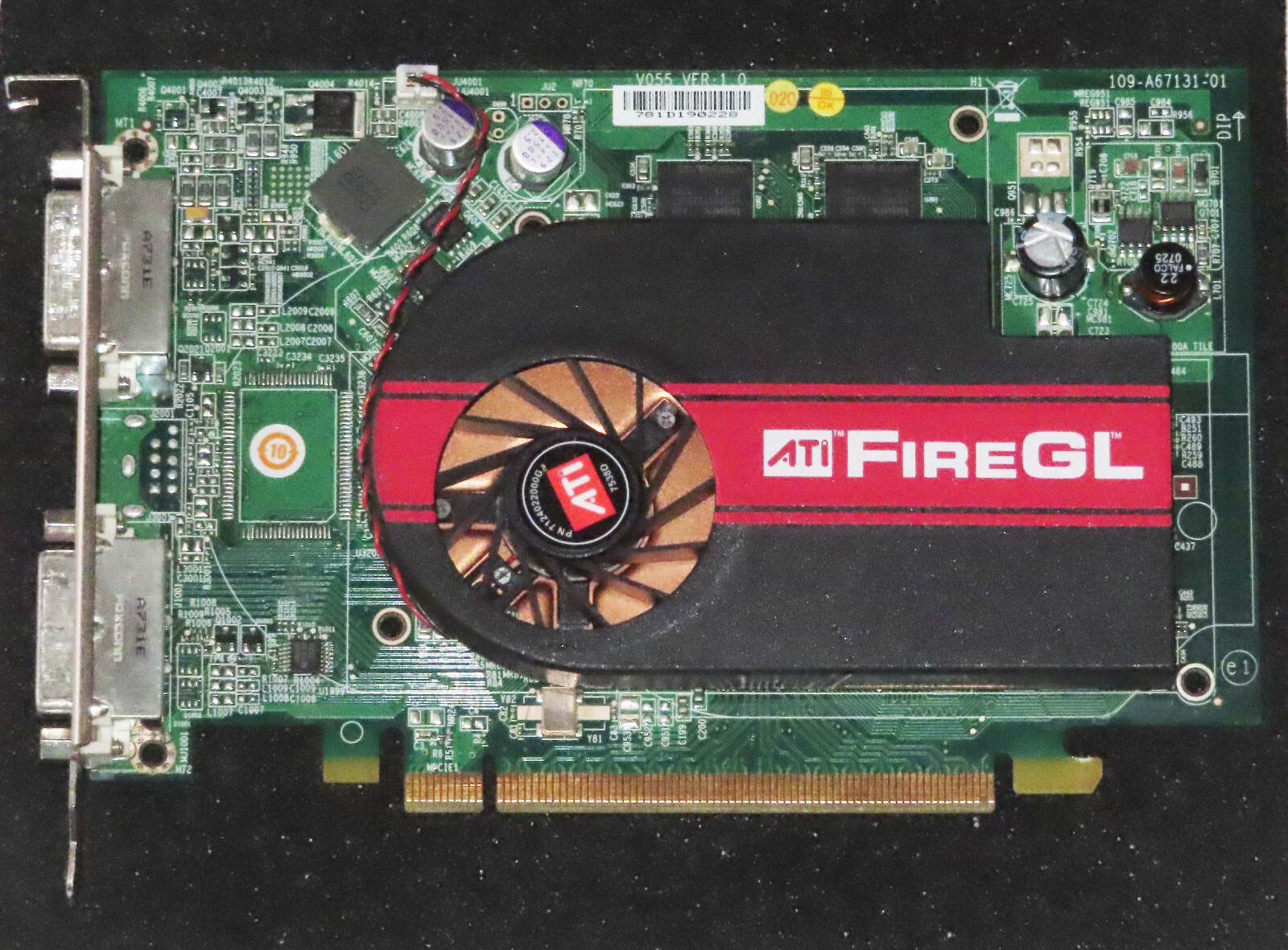 ATI FireGL V3400 128MB PCI Express x16 Video Card With Dual DVI Ports — Perfect