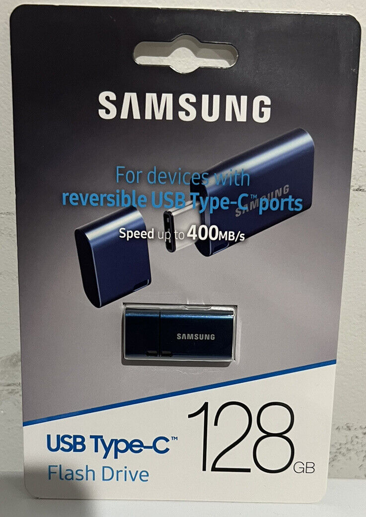 Samsung USB 3.2 Gen 1 Type-C 128GB Flash Drive 2022 (up to 400MB/s) MUF-128DA/AM