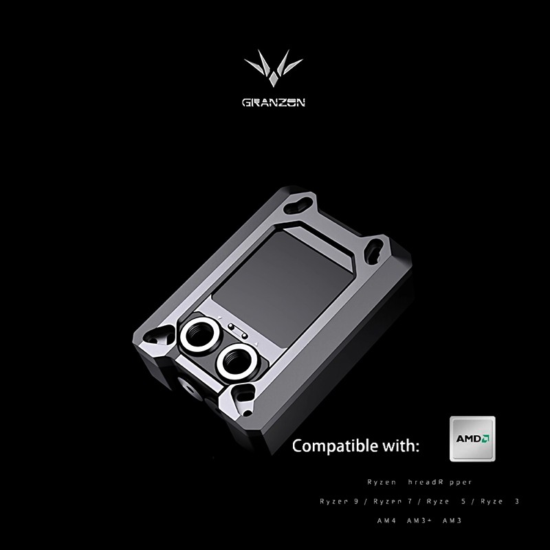 Granzon Digital Display CPU Block For AMD RYZEN 7/9 AM3 AM4/INTEL LGA 1700 1800