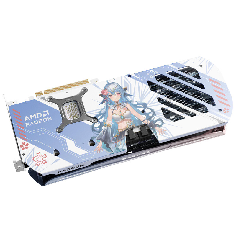 Yeston AMD Radeon RX9070 GRE Sakura 12G Atlantis OC GDDR6 Graphics card