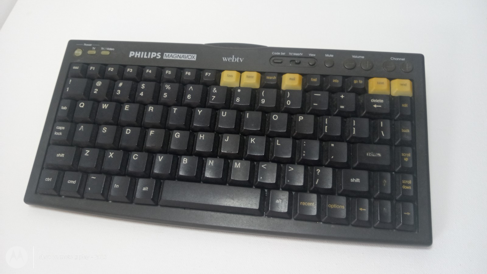 Philips Magnavox Web Tv Wireless Keyboard Model# SWK-8640, 1997 Untested