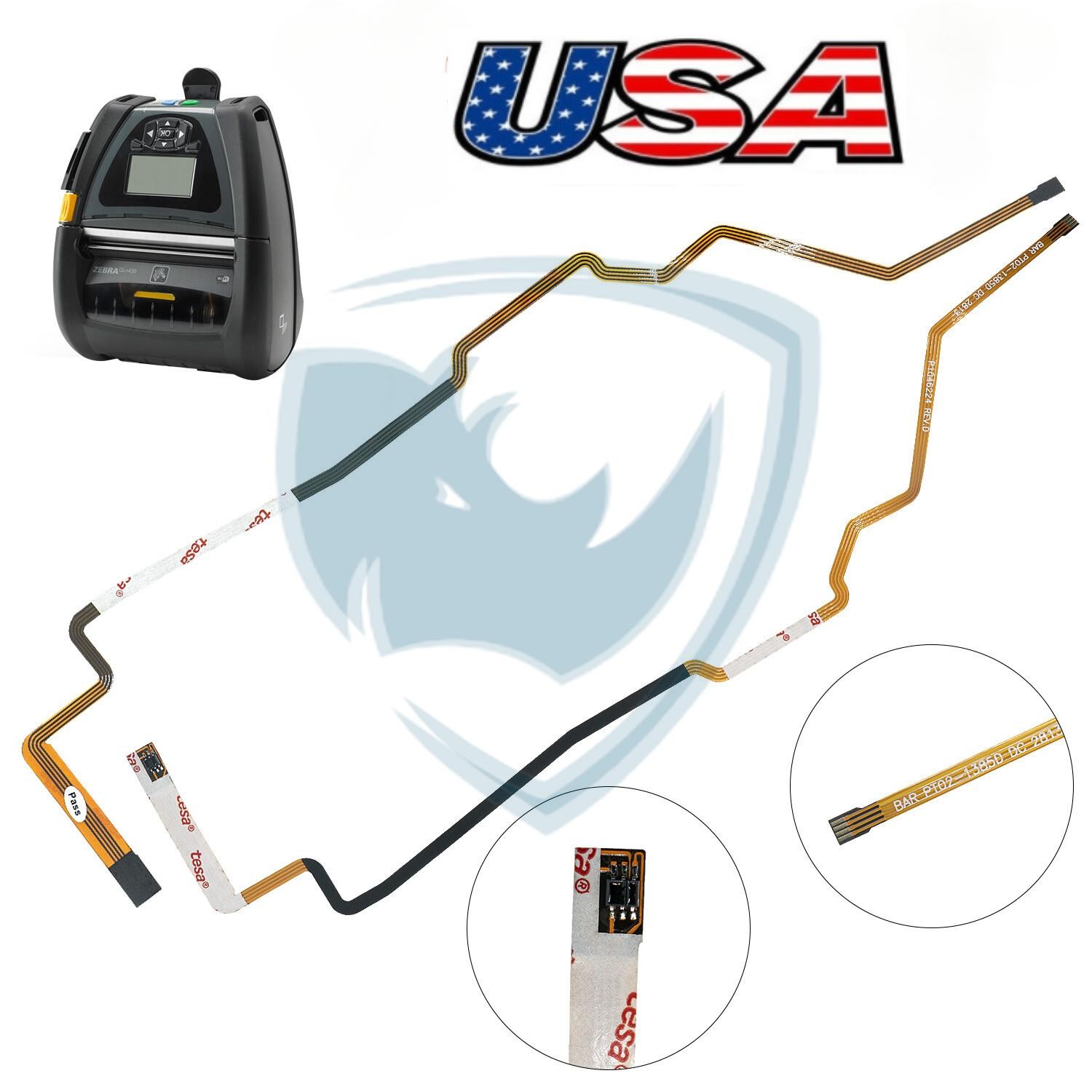 USA Bar Sensor Flex Cable Replacement for Zebra QLN420 Printer P1046224 STOCK