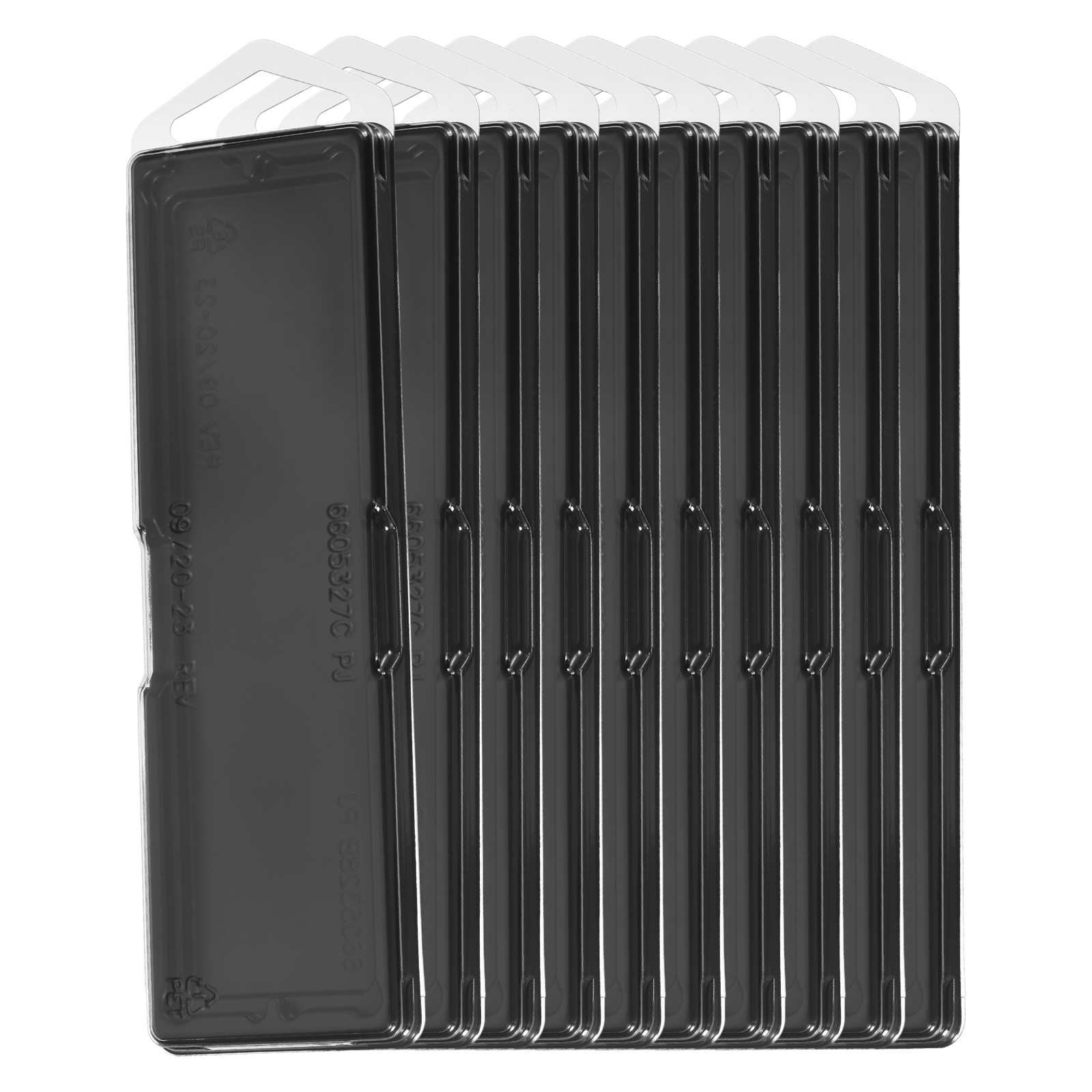 10Pcs DDR3/DDR4/DDR5 Memory RAM Module Case Plastic Clamshell Antistatic Tray