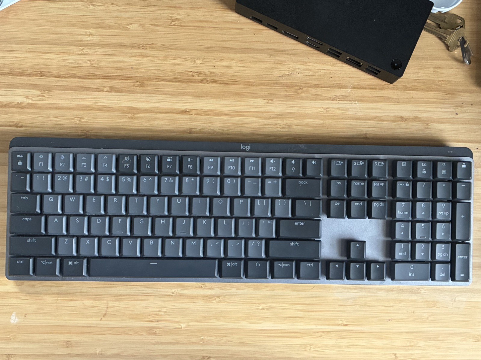 Logitech - MX Mechanical - tactile - Master Series Wireless Keyboard  Excellent