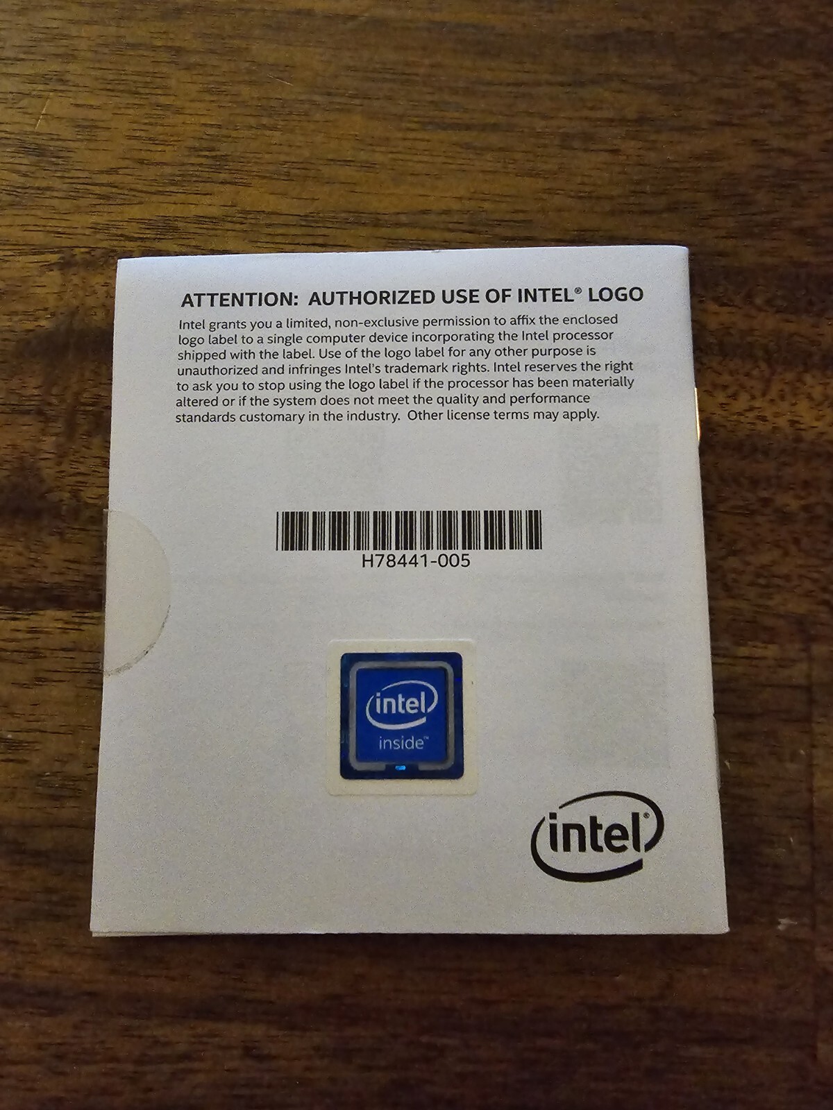 RARE Genuine Intel Celeron Badges Sticker. 1.8cm X 1.8cm