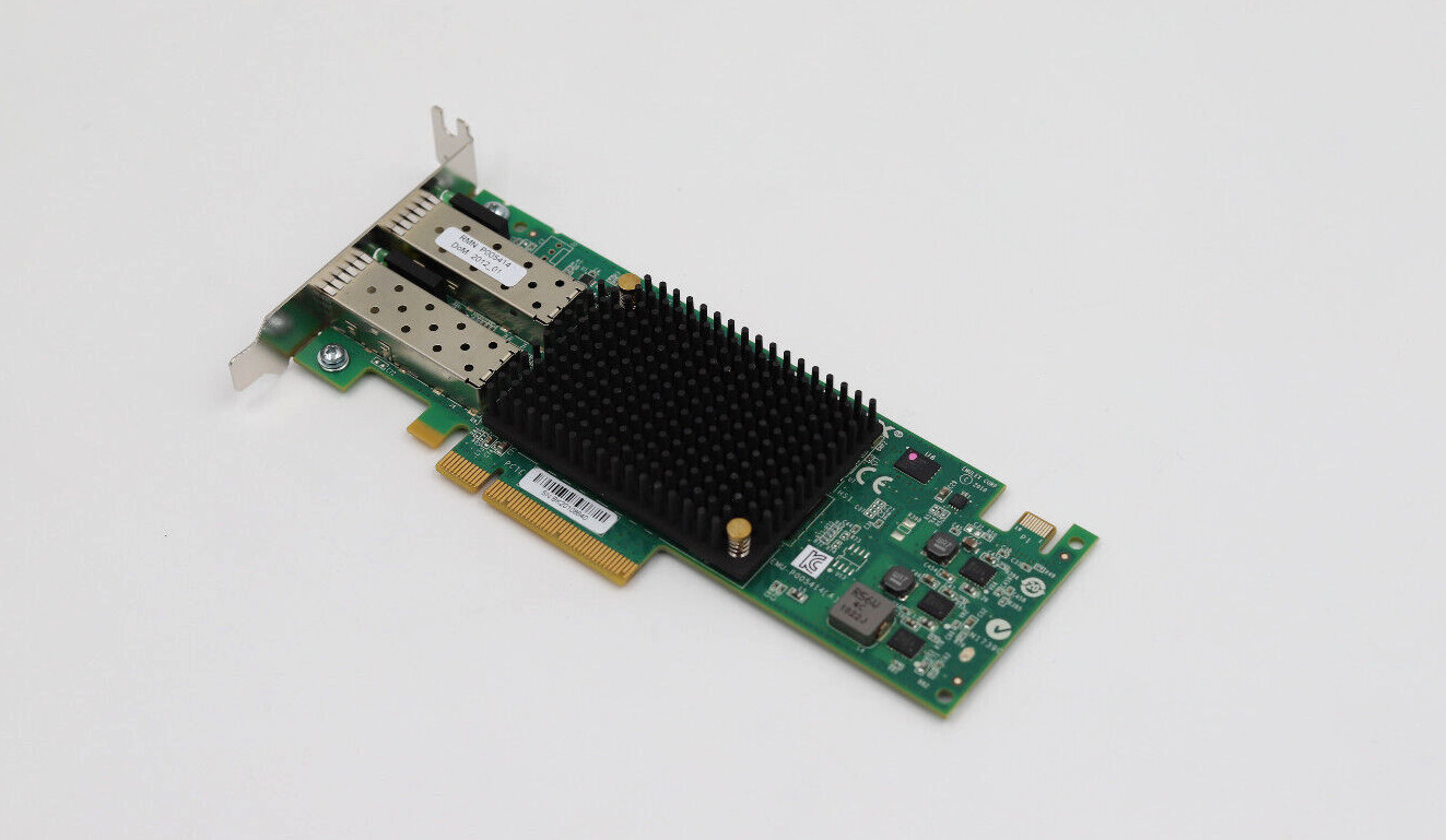 Emulex Dual-Port 10GbE SFP+ PCIe x8 L/Profile Network Card P/N: P005414-01H