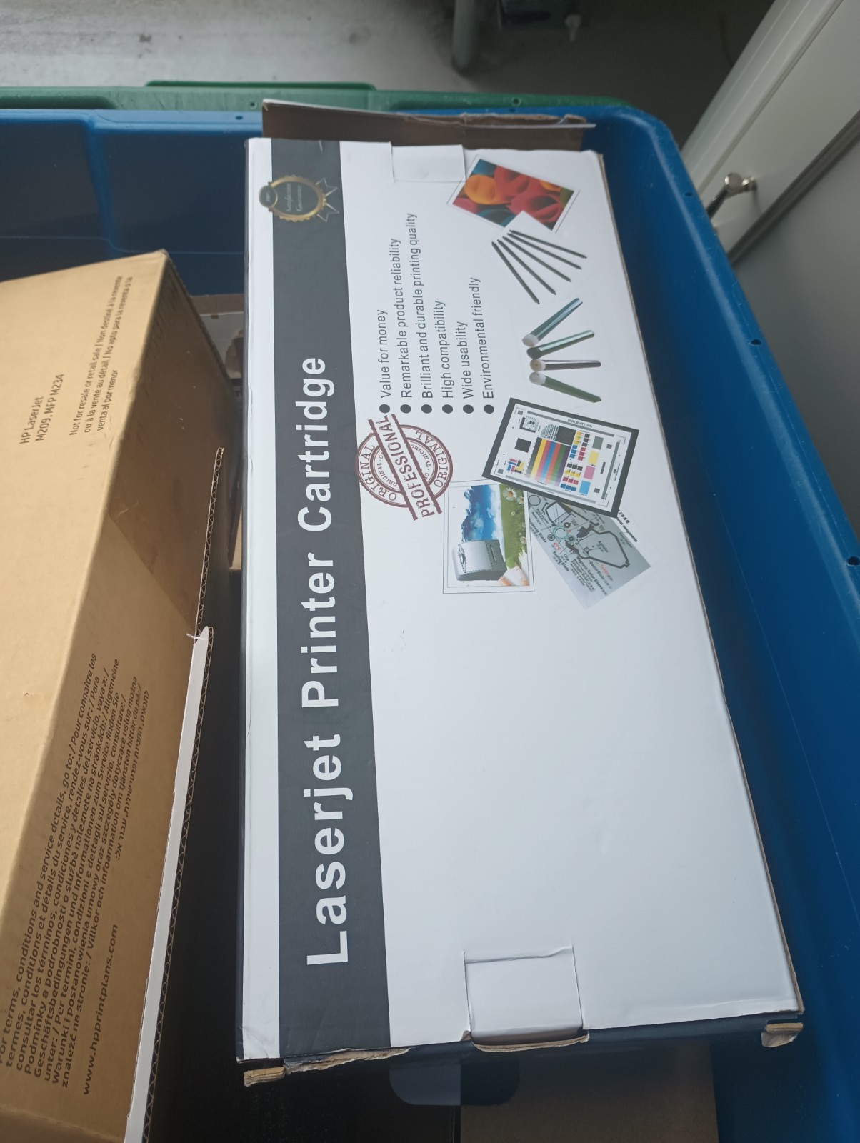 Total of 7 HP LaserJet toner (HP 134A)  Open Box But Unused