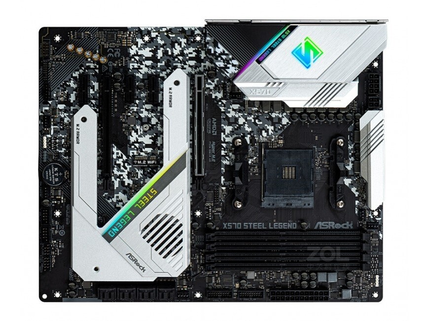 For ASROCK X570 Steel Legend motherboard X570 AM4 DDR4 128G HDMI+DP ATX Tested