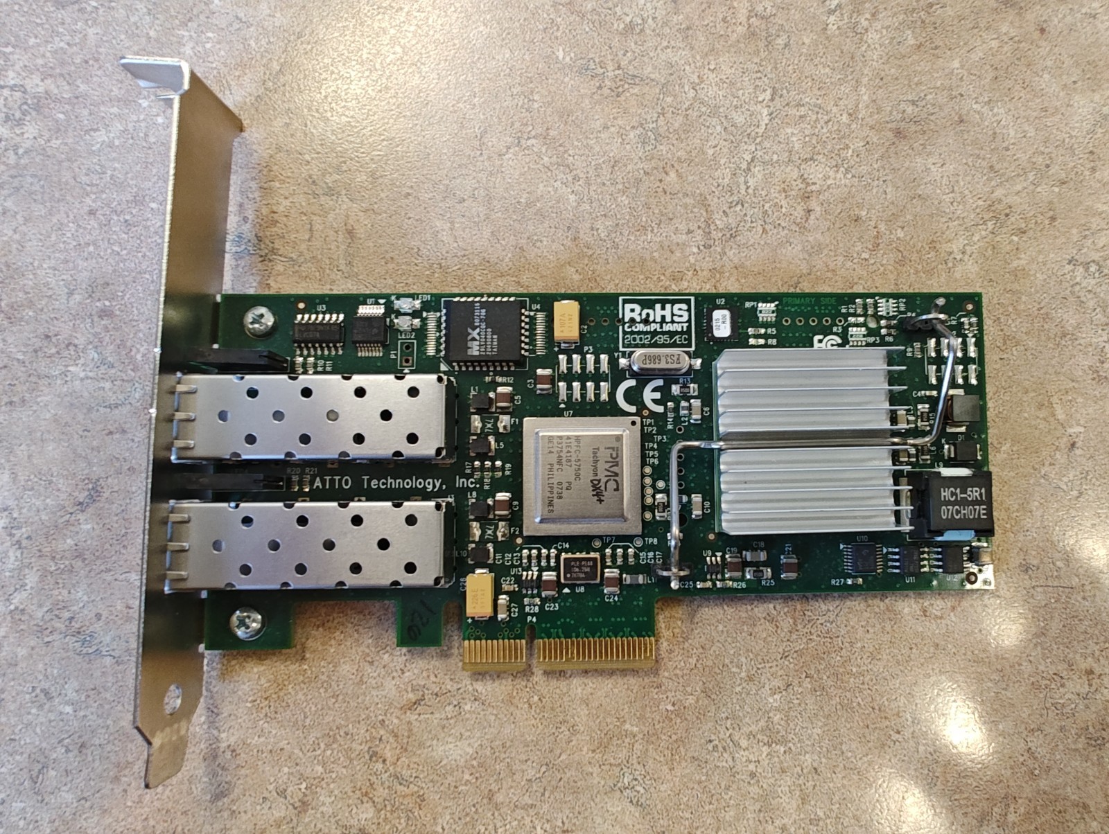 ATTO Tech Celerity FC-42ES 4Gb FC Dual-Channel PCI Express Host Adapter - Used