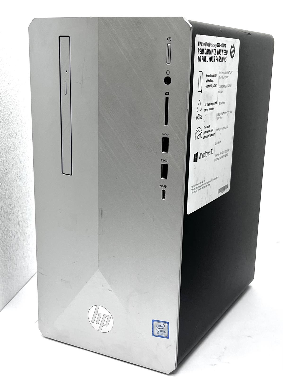 HP Pavilion 595-p0074, Intel Core i5-8400 @ 2.80GHz, 12GB RAM, 128GB NVMe 5798