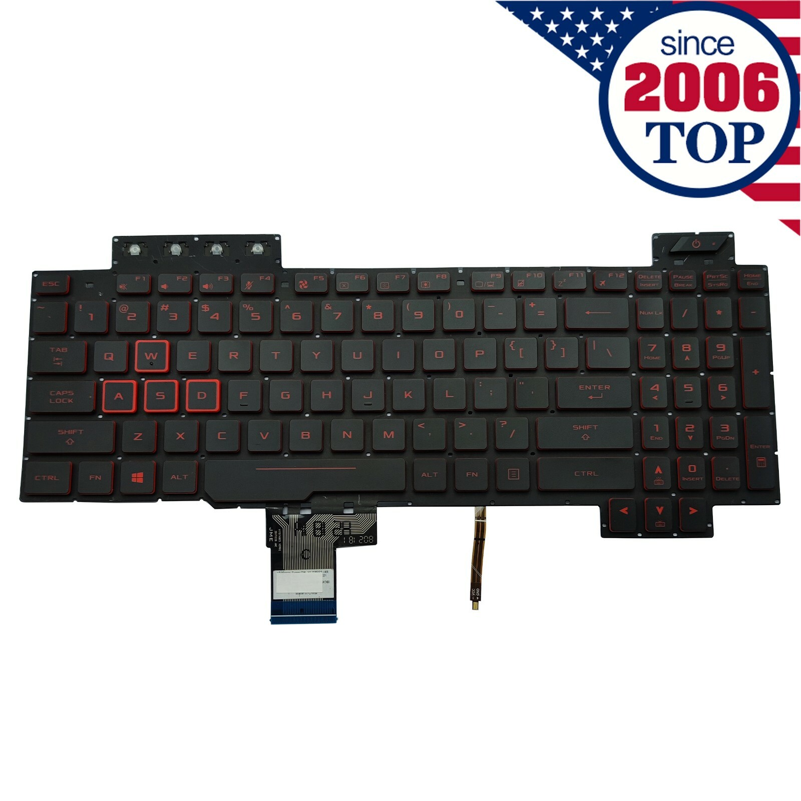Genuine US Keyboard Backlit For ASUS TUF Gaming FX505D FX505DY  FX505DT FX505DU
