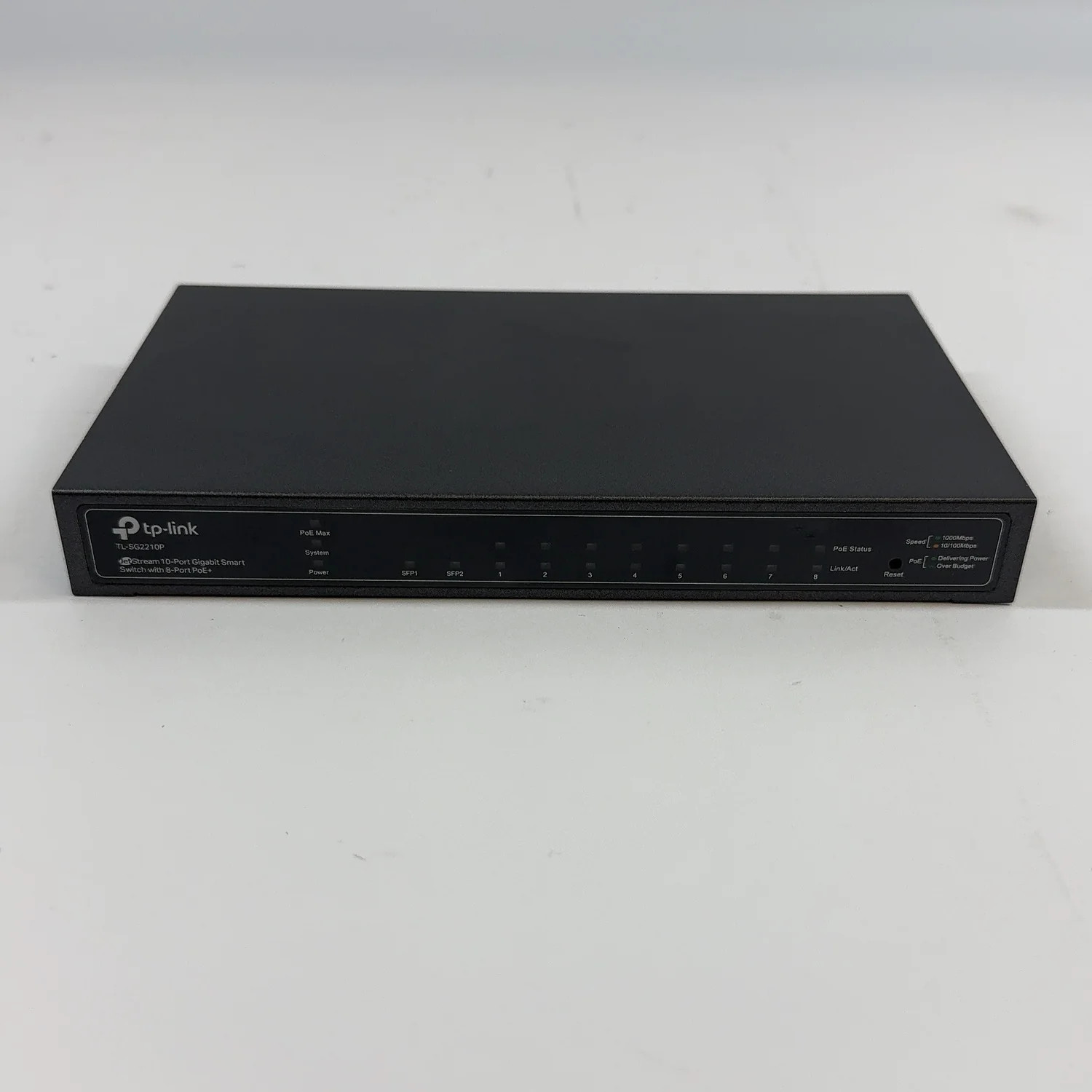 TP-Link JetStream 10-Port Gigabit Smart Switch With 8-Port PoE+ Unclaimed