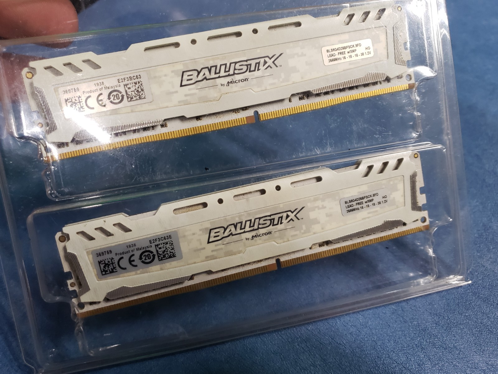 Micron Ballistix 16GB Kit (2 x 8GB) PC4-2666 w/XMP  1.2v BLS8G4D26BFSCK.8FD