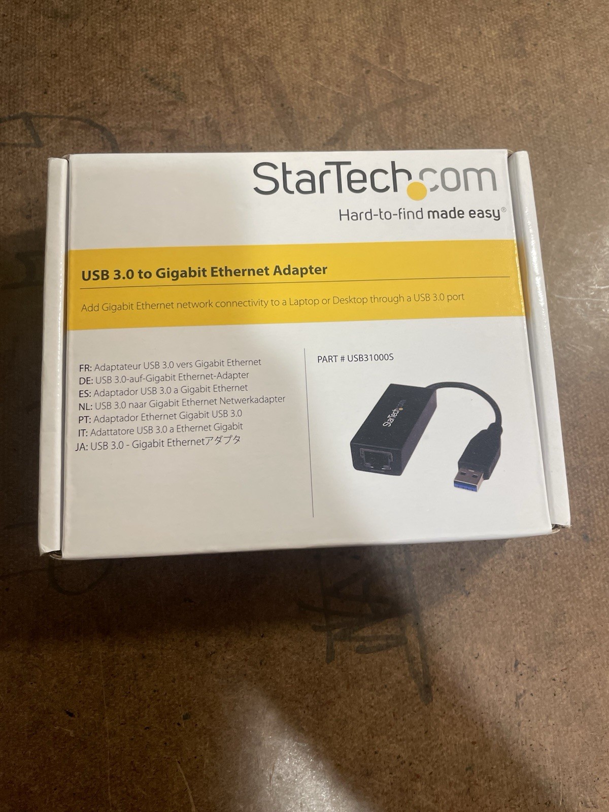 StarTech USB31000S USB 3.0 to Gigabit Ethernet Network Adapter USB to RJ45 NEW