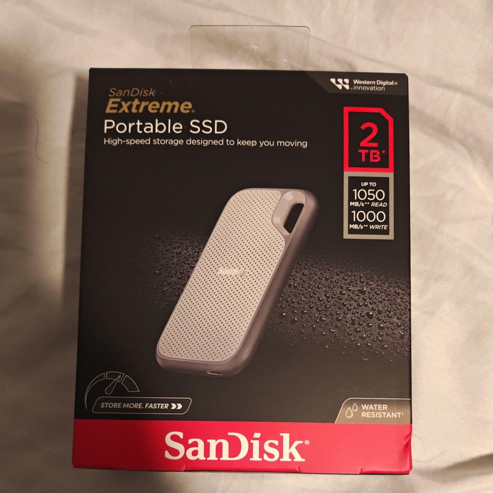 New SanDisk 2TB Extreme External Portable SSD Storage USB-C - Sealed in Box