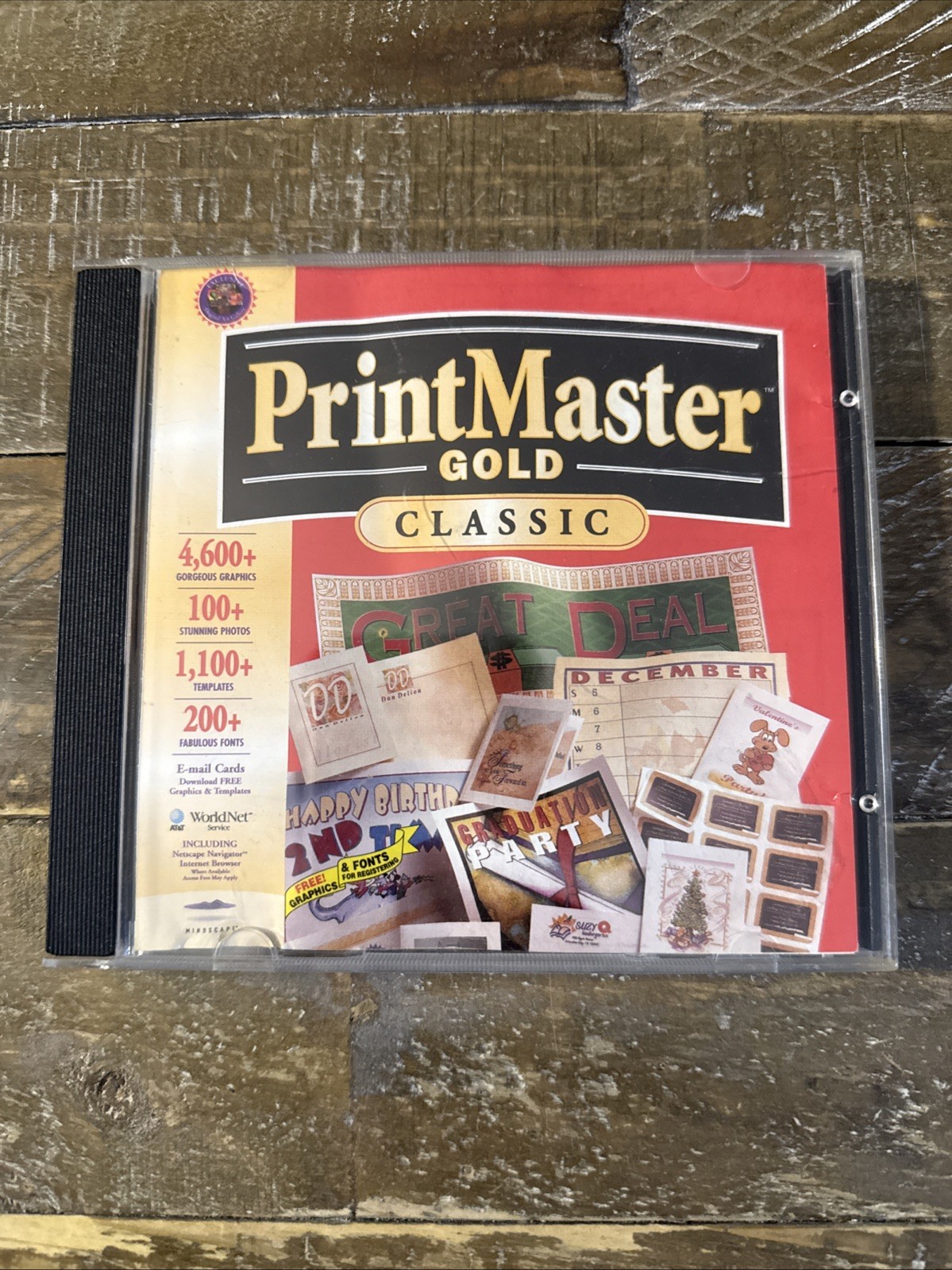PrintMaster Gold Classic PC Cd Rom