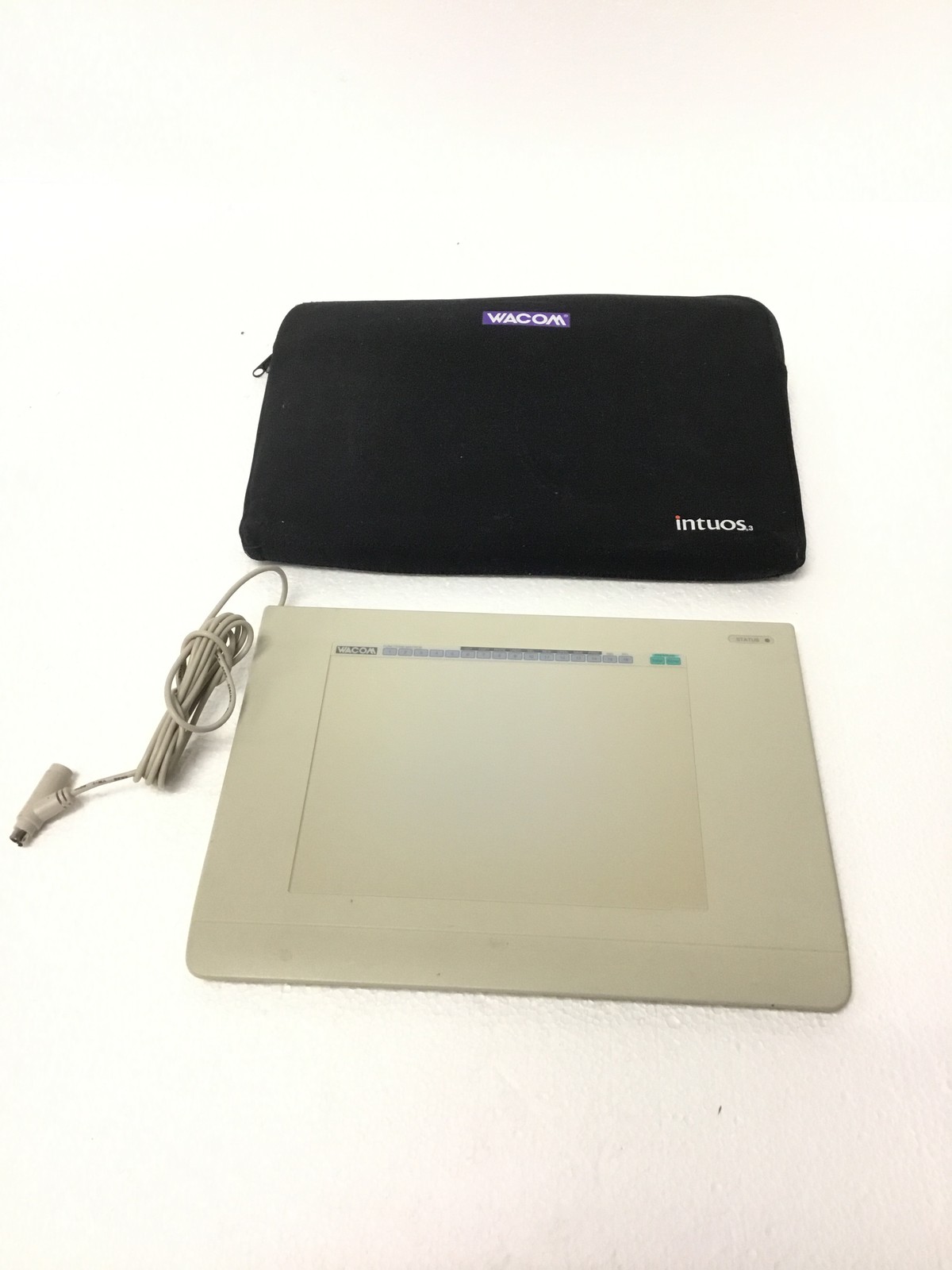 Vintage Wacom UD-0608-A Digitizer II 6x8 Graphics Tablet w/Bag ADB 