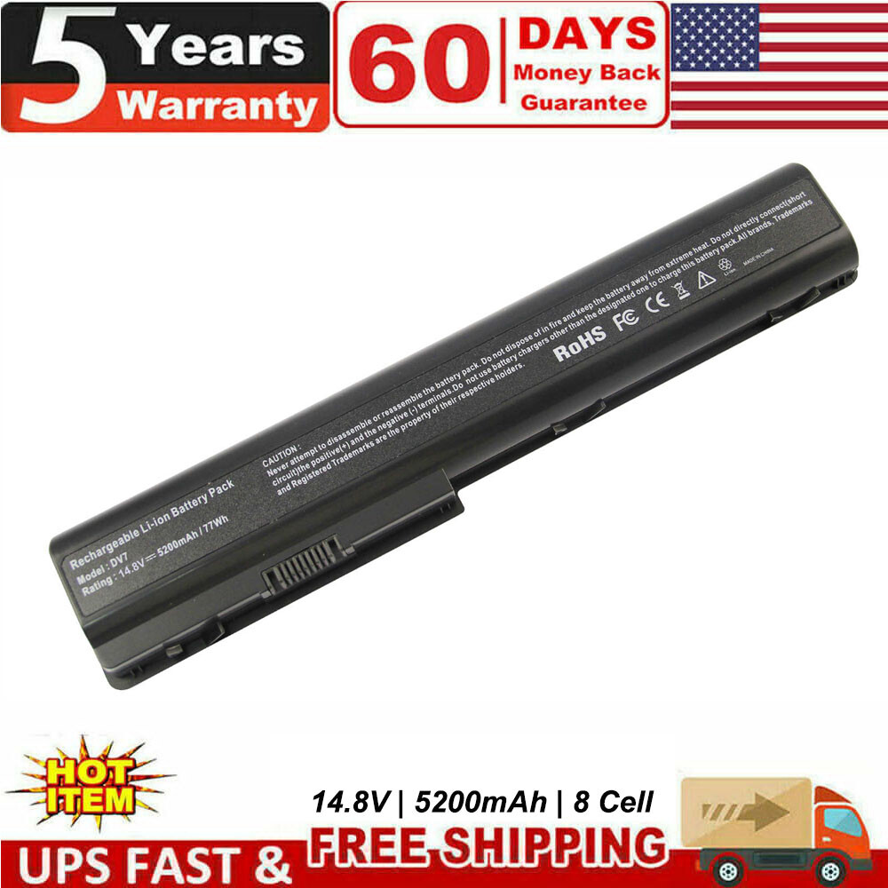 8 Cells Laptop Battery For HP Pavilion DV7-1000 DV7-1243CL DV7-1273CL dv7-1135nr