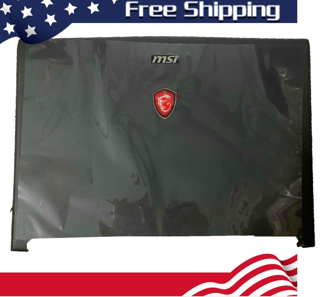 Black Back Cover For MSI GE72 GE72VR 6RF 7RF Pro MS-1791 MS-1794 Top Case Lid US