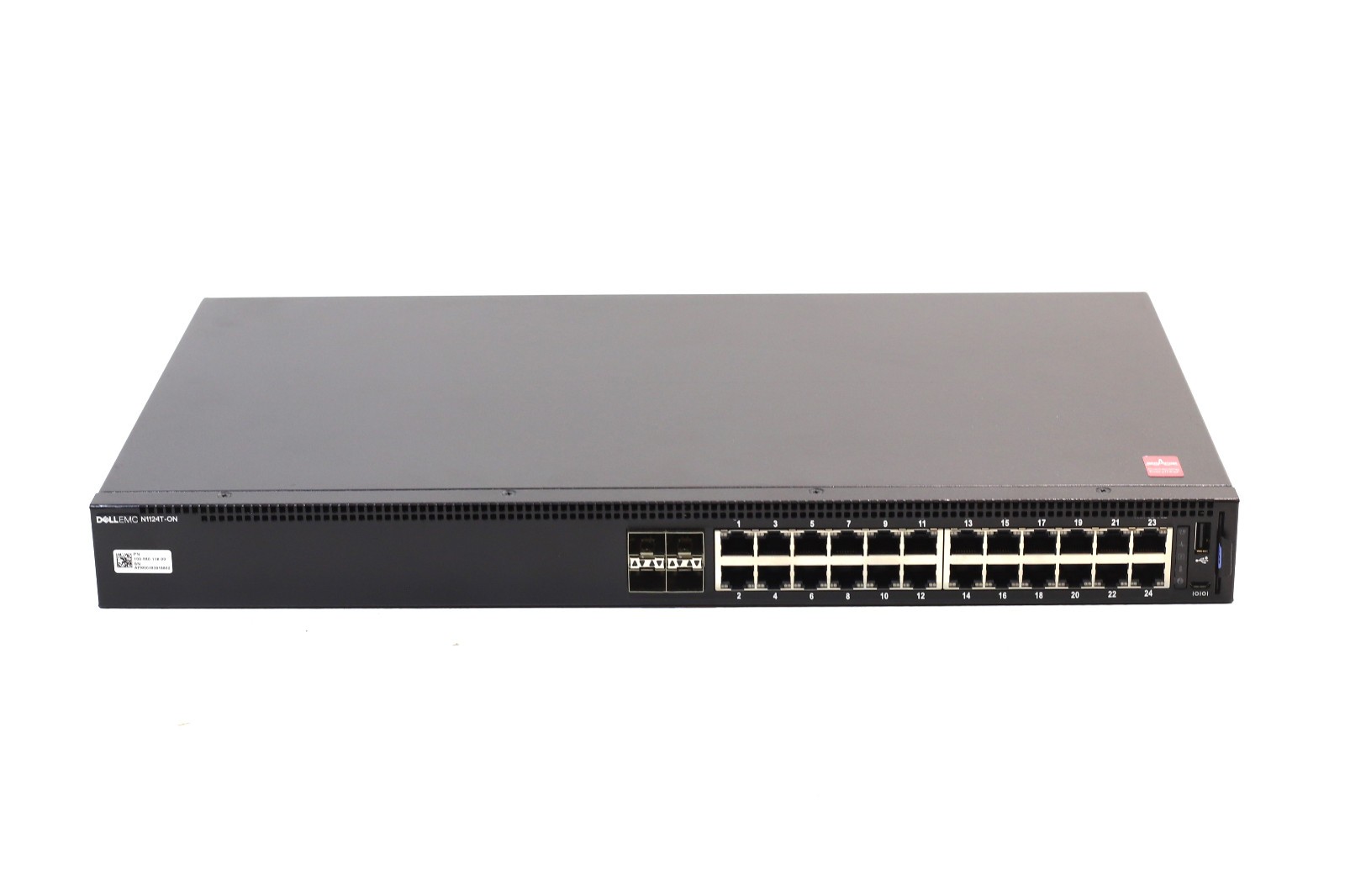 Dell EMC E18W 24-Port Gigabit 4x10GbE SFP+ Network Switch P/N: N1124T-ON Tested