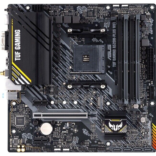 ASUS TUF GAMING A520M-PLUS WIFI AMD AM4 DDR4 mATX Gaming Desktop Motherboard