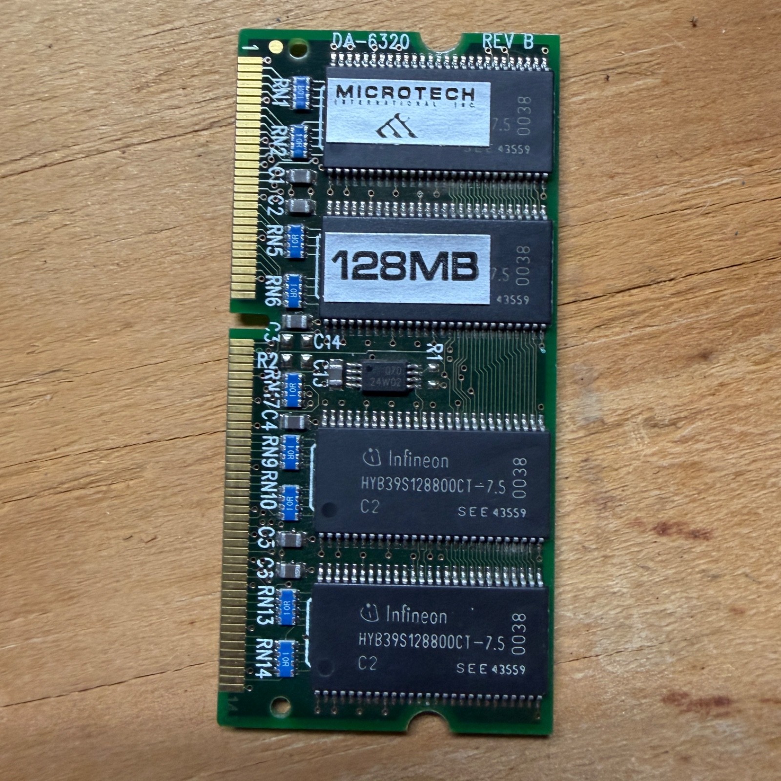 iMac 128MB SDRAM HYB39S128800CT RAM Microtech DA6320 Infineon For 1998-99 imac