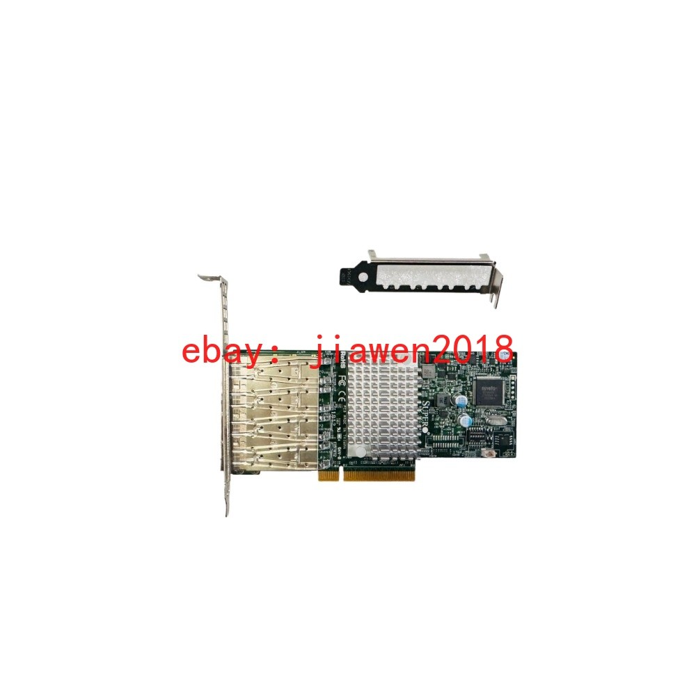 Supermicro AOC-STG-i4S Quad-Port 10Gb/s SFP+ 10GbE Intel X710-DA4 NIC CNA SFF