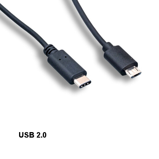 LOT 10pcs 6' USB 2.0 Type Micro B to Type C Cable Data Sync Charge for PC HDD