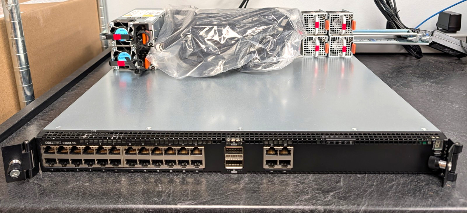 Dell PowerSwitch S4128T-ON Rackmount Fully Managed Switch w/ OpenSwitch OPX