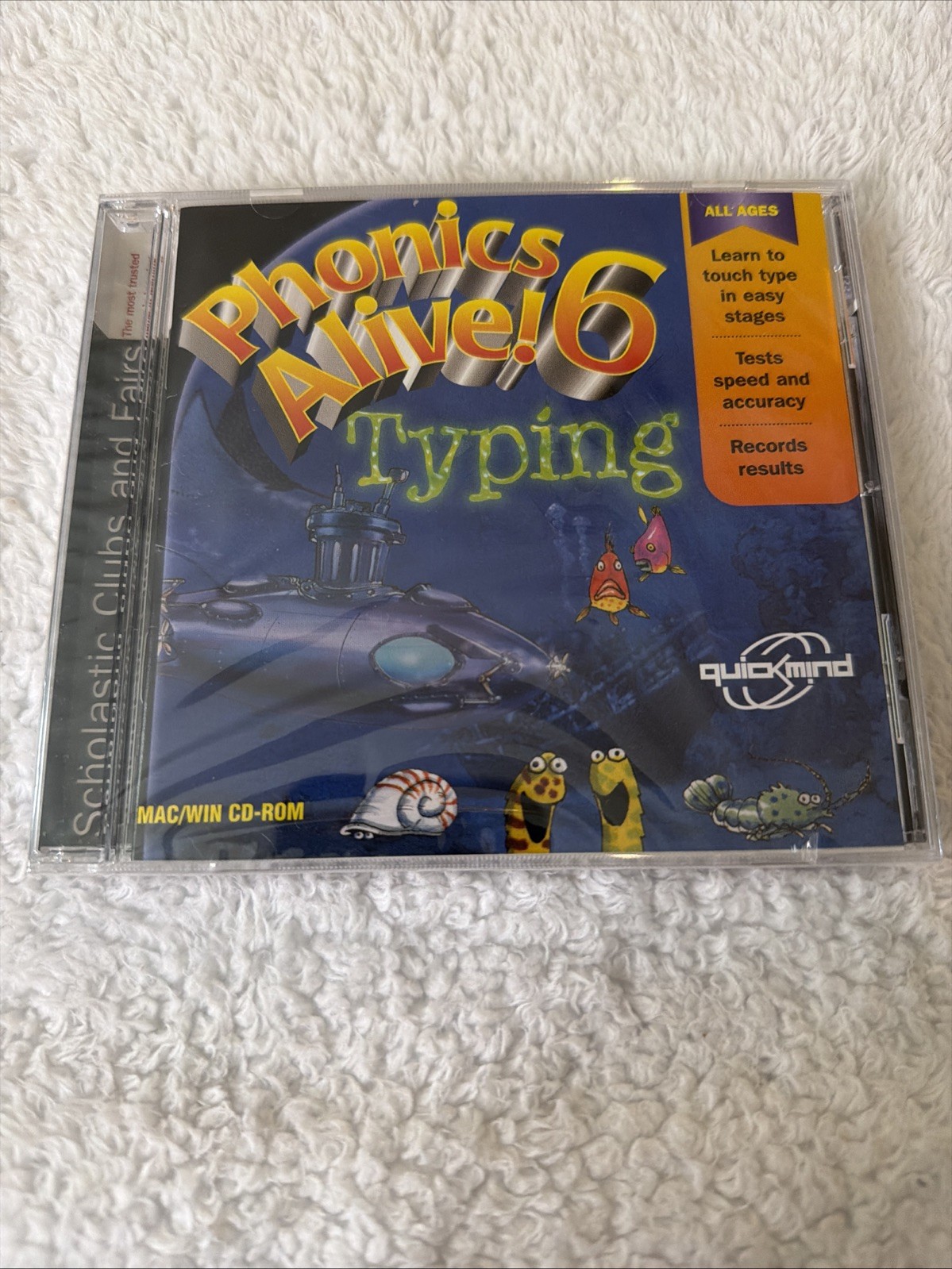 Phonics Alive 6  Typing MAC WIN Compatible PC CD ROM Vtg NIP Sealed New