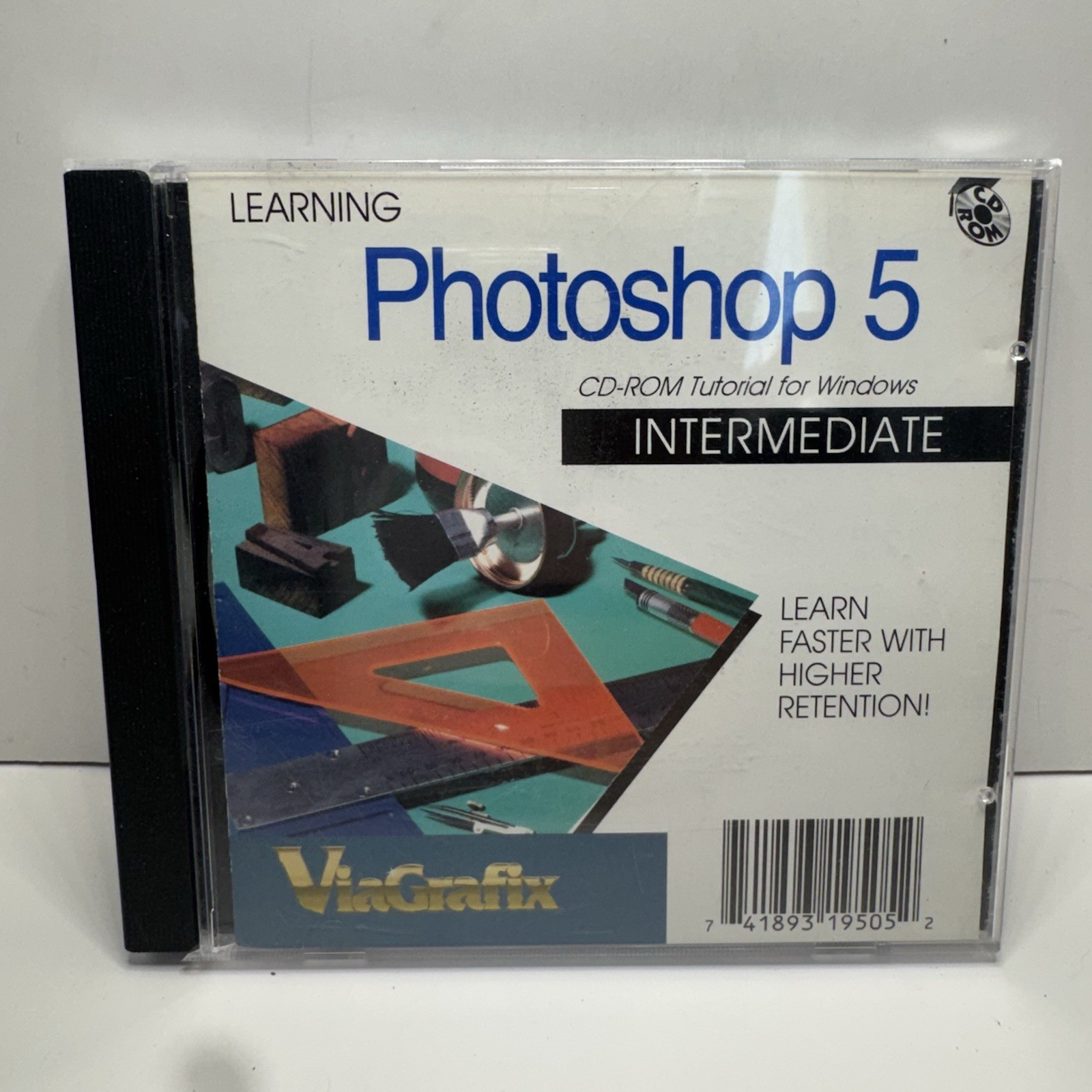 Learning Photoshop 5 Intermediate CD-ROM Tutorial For Windows ViaGrafix