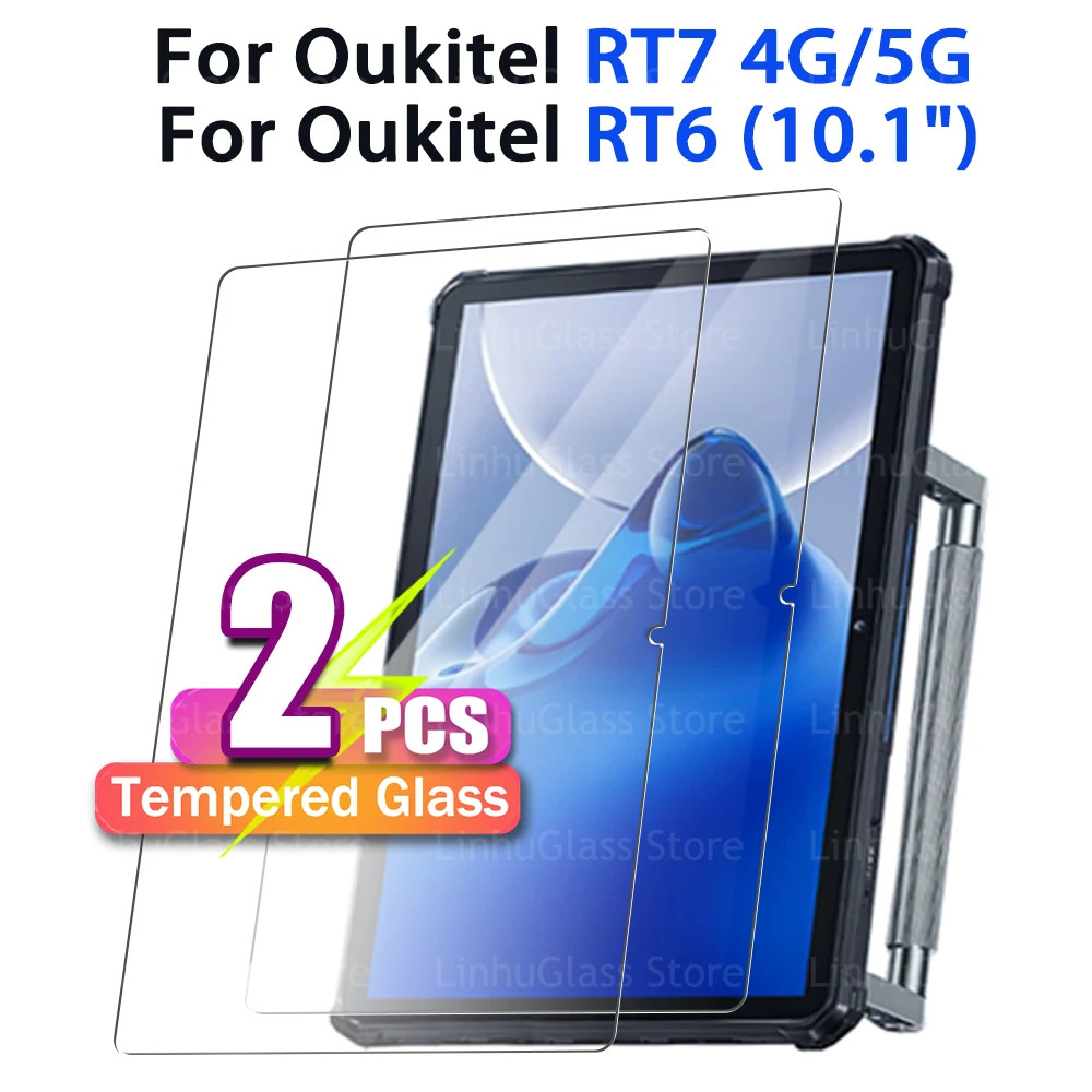 2PCS For OUKITEL RT7 / RT6 (10.1") Tempered Glass Film Cover Screen Protector
