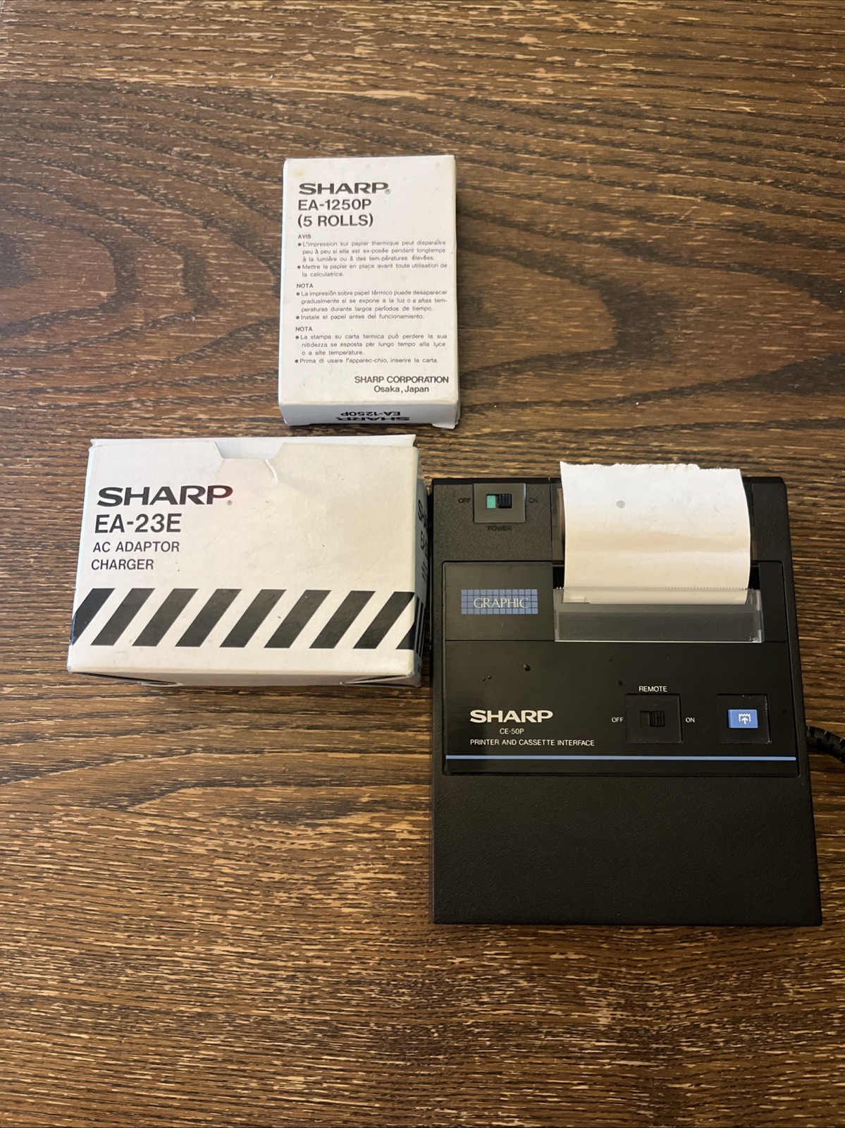 Vintage Sharp CE-50P Printer and Cassette Interface. Made In Japan(B) READ