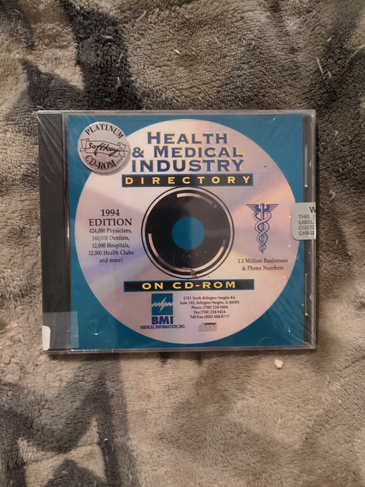 1993-94 Edition Health & Medical Industry Directory CD-ROM Sealed Vintage RARE