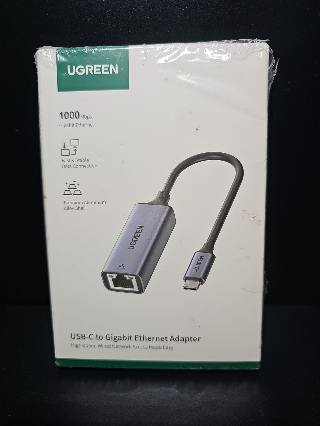 UGREEN USB C to Gigabit Ethernet LAN Network Adapter NEW NIB