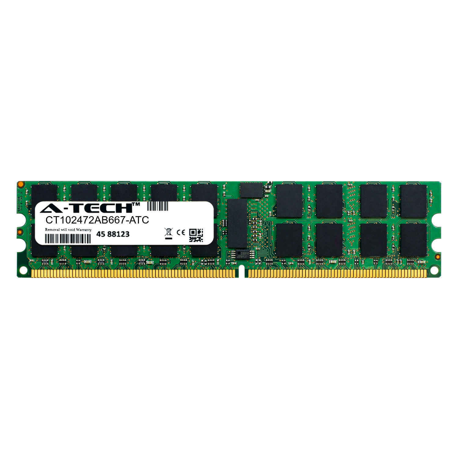 8GB DDR2 PC2-5300R RDIMM (Crucial CT102472AB667 Equivalent) Server Memory RAM